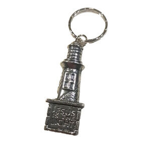 Jesus Is The Light Light House Silver Tone